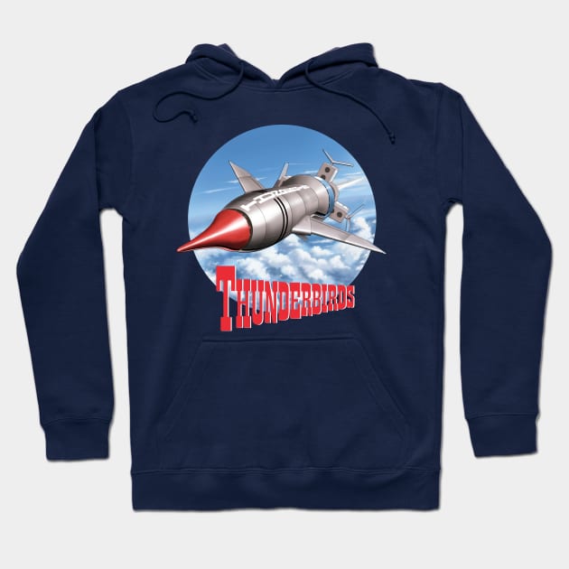 Thunderbird 1 from 'Thunderbirds' Hoodie by RichardFarrell